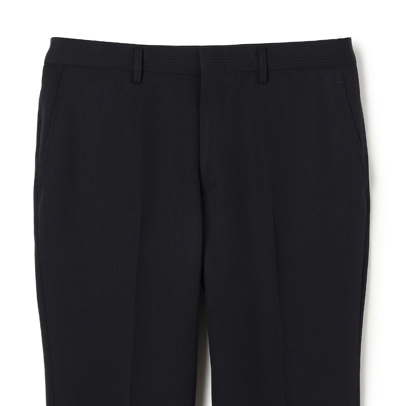 Washable Slim Fit Stripe 2-pant Suit - Navy - Image 16