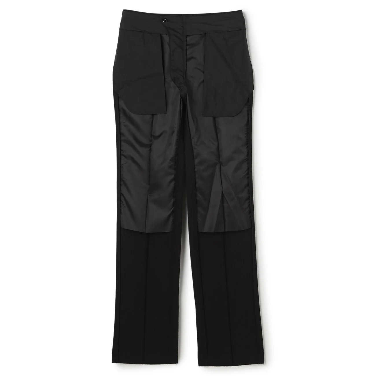 2-Pants Washable Shadow Stripe Suit - Black - Image 12