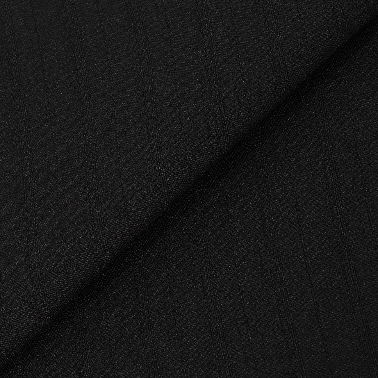 2-Pants Washable Shadow Stripe Suit - Black - Image 2