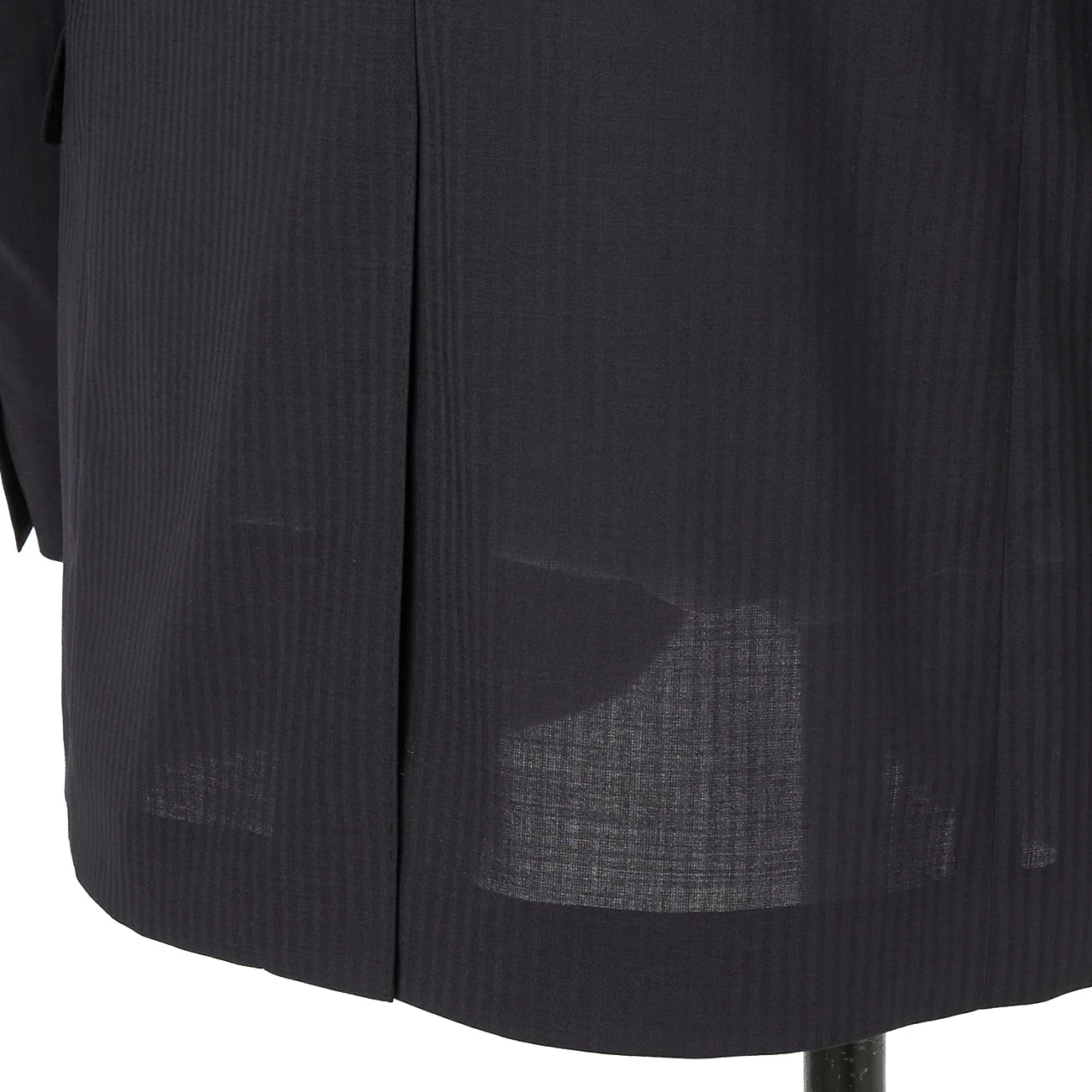 SUPER Aircool Washable Shadow Stripe Slim Fit 2-Pant Suit - Black - Image 12