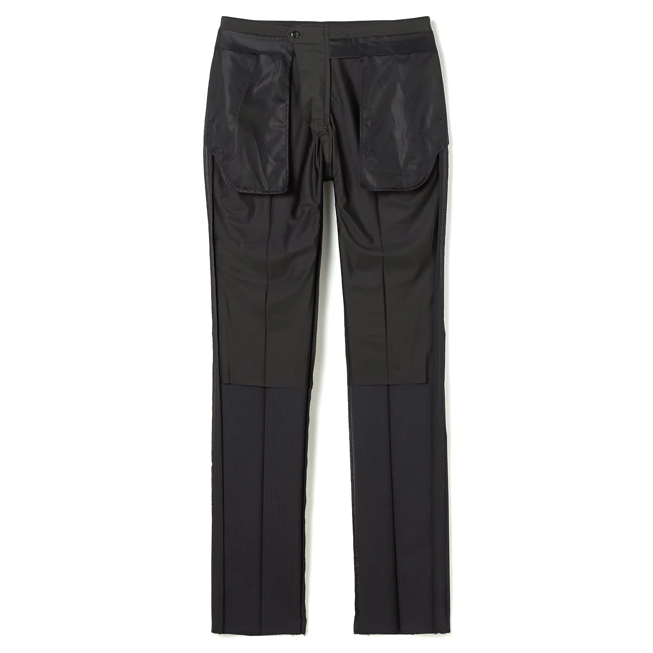 SUPER Aircool Washable Shadow Stripe Slim Fit 2-Pant Suit - Black - Image 18