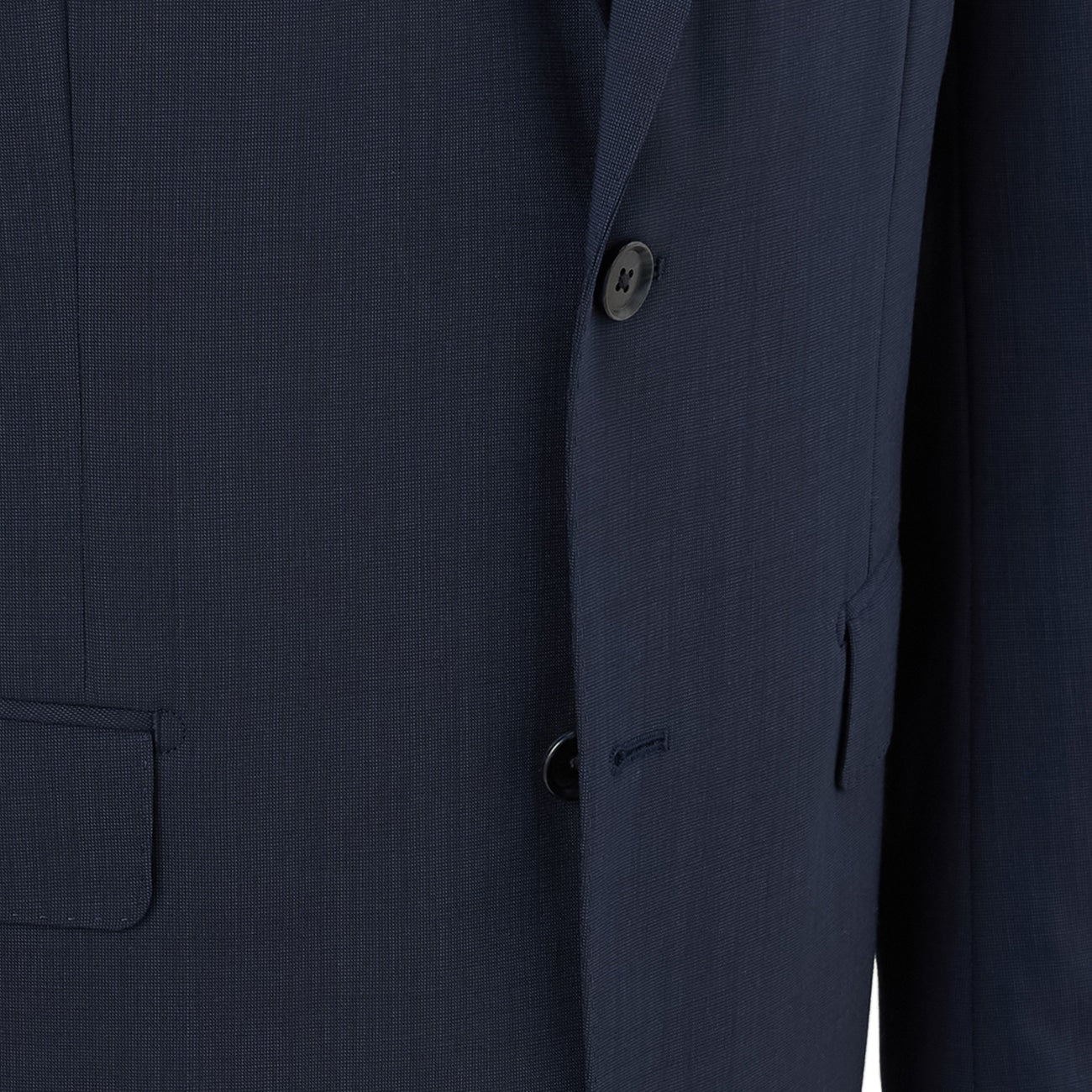 SUPER Aircool Washable Pinhead Slim Fit 2-Pant Suit - Navy - Image 11