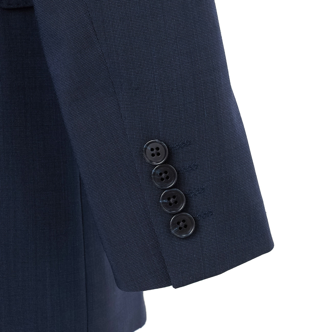 SUPER Aircool Washable Pinhead Slim Fit 2-Pant Suit - Navy - Image 12