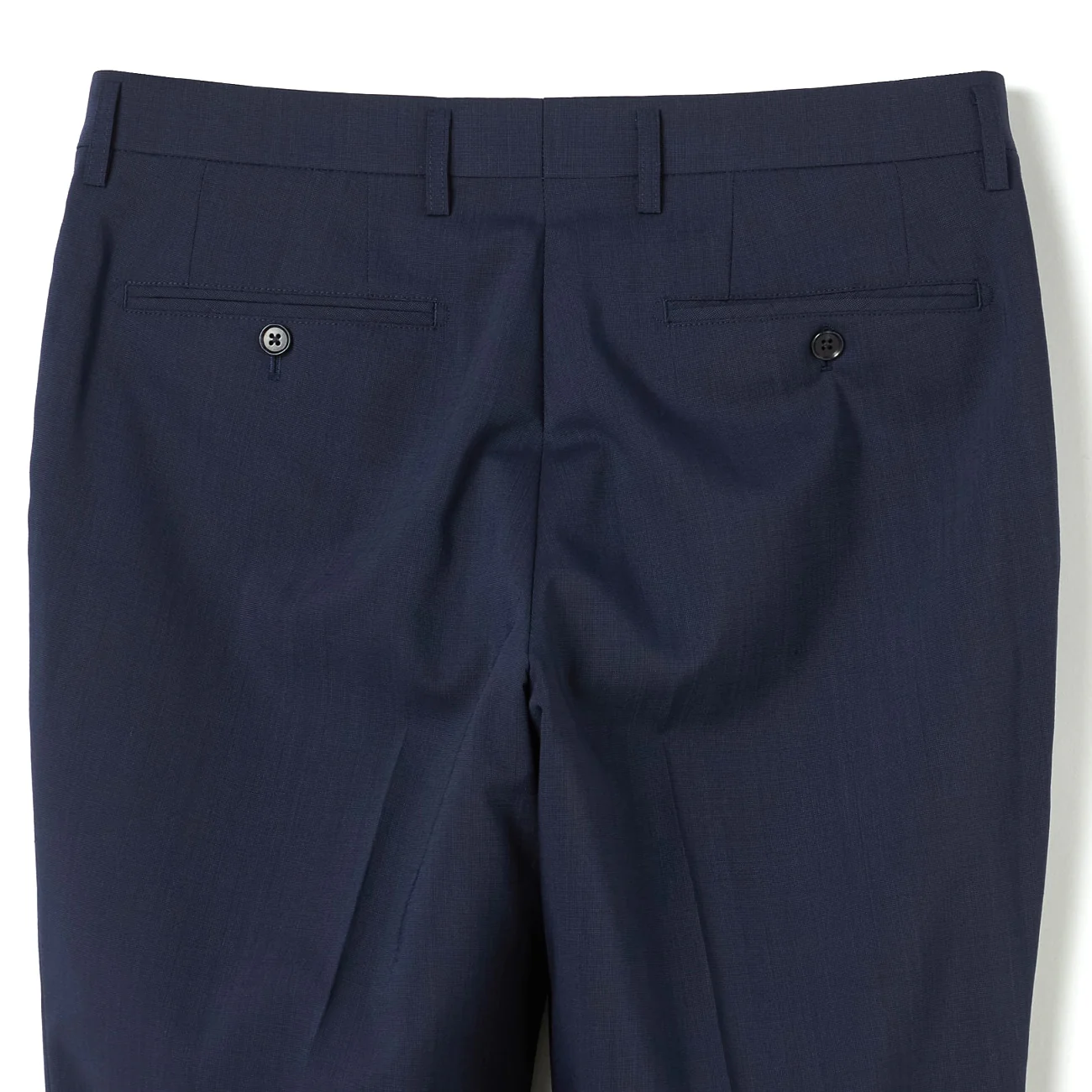 SUPER Aircool Washable Pinhead Slim Fit 2-Pant Suit - Navy - Image 17