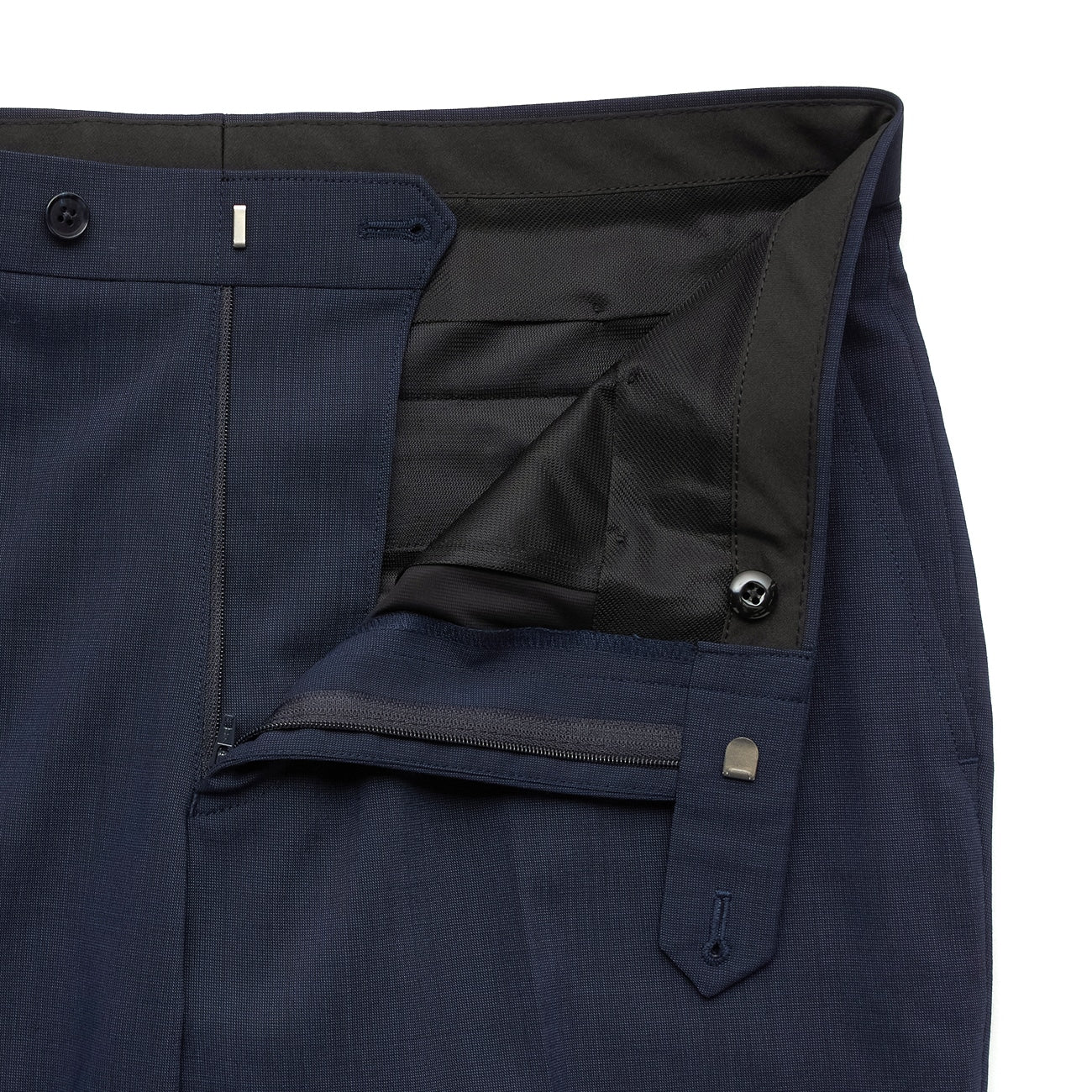 SUPER Aircool Washable Pinhead Slim Fit 2-Pant Suit - Navy - Image 18