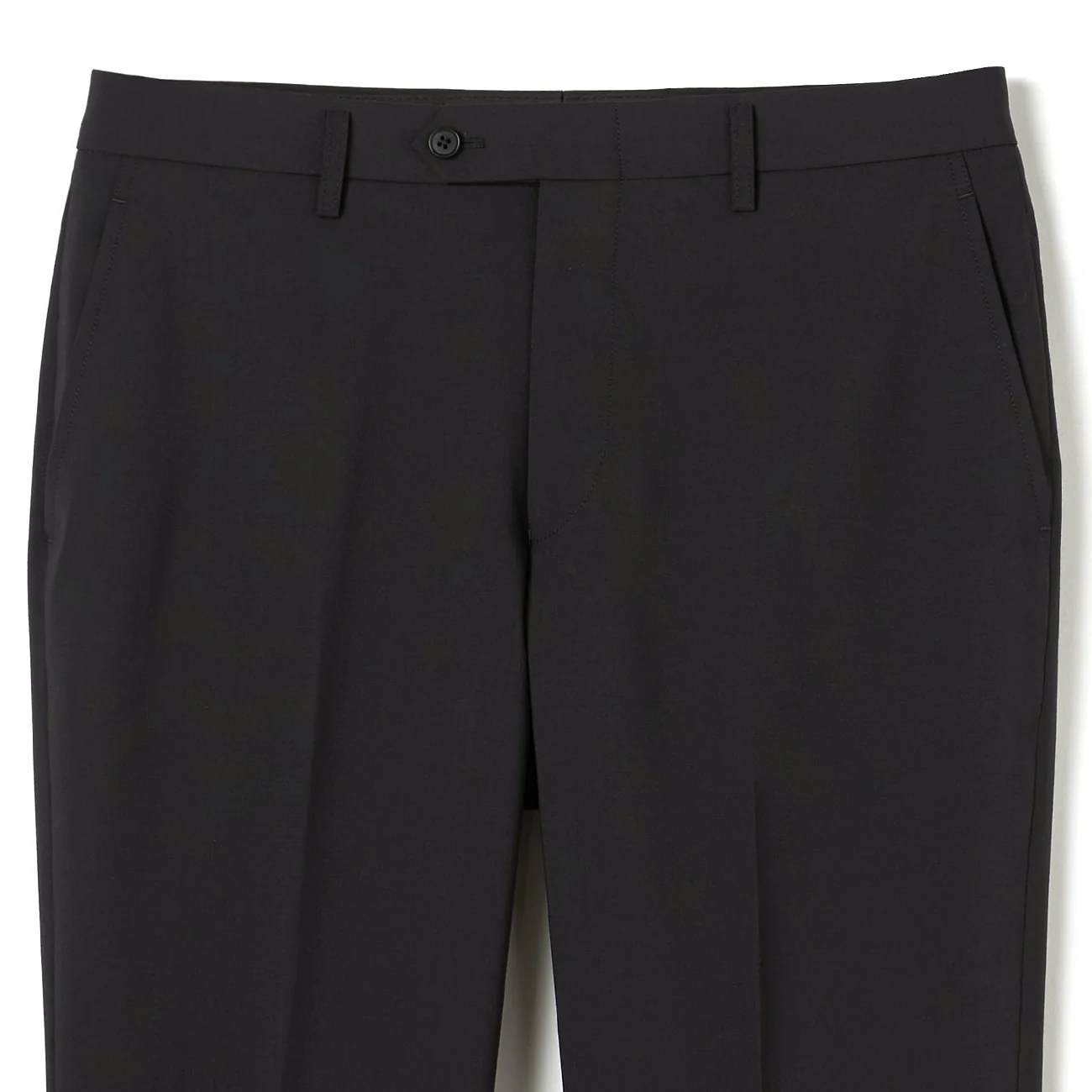 SUPER Aircool Washable Solid Slim Fit 2-Pant Suit - Black - Image 16