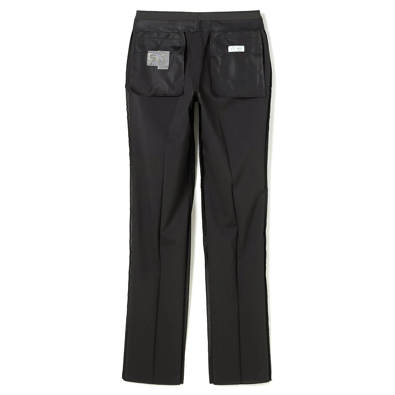 SUPER Aircool Washable Solid Slim Fit 2-Pant Suit - Black - Image 20