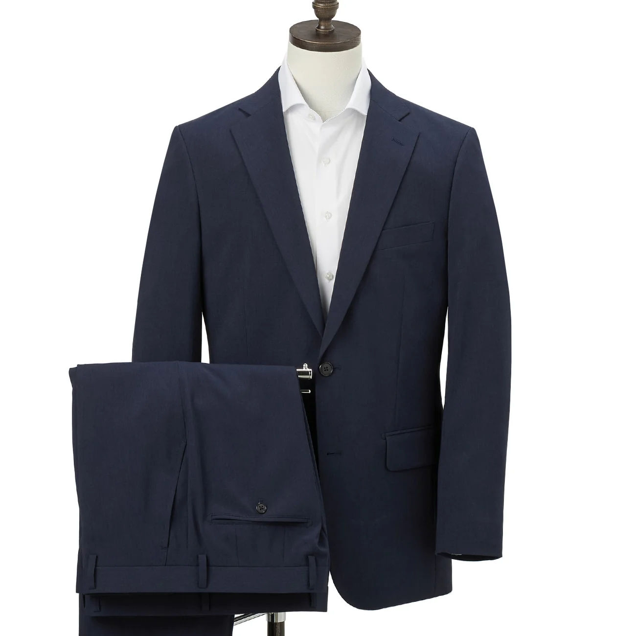 Aircool Washable 2-Pant Slim Fit Suit - Navy - Image 8