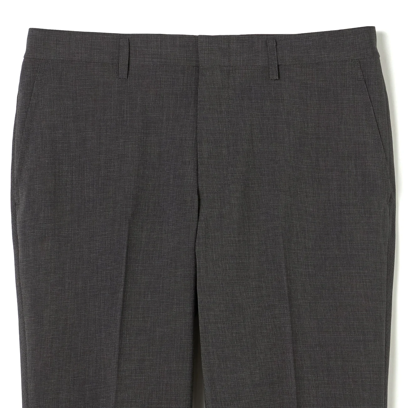 Aircool Washable 2-Pant Houndstooth Slim Fit Suit - Gray - Image 16