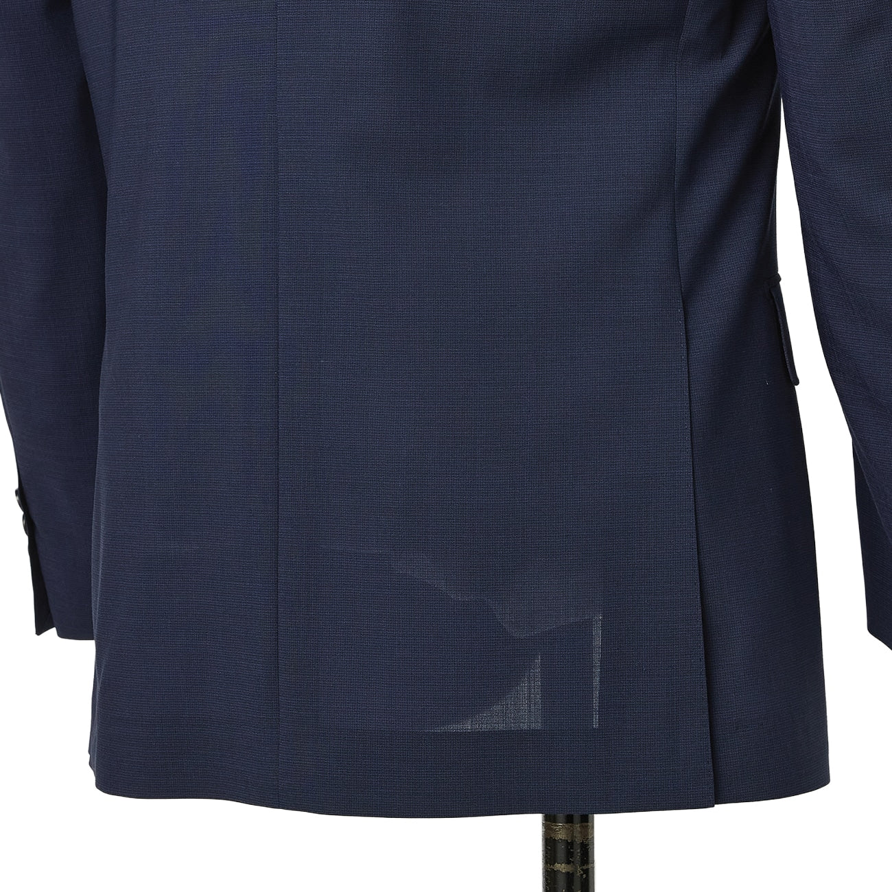 SUPER Aircool Washable Slim Fit Patterned Suit - Navy - Image 12