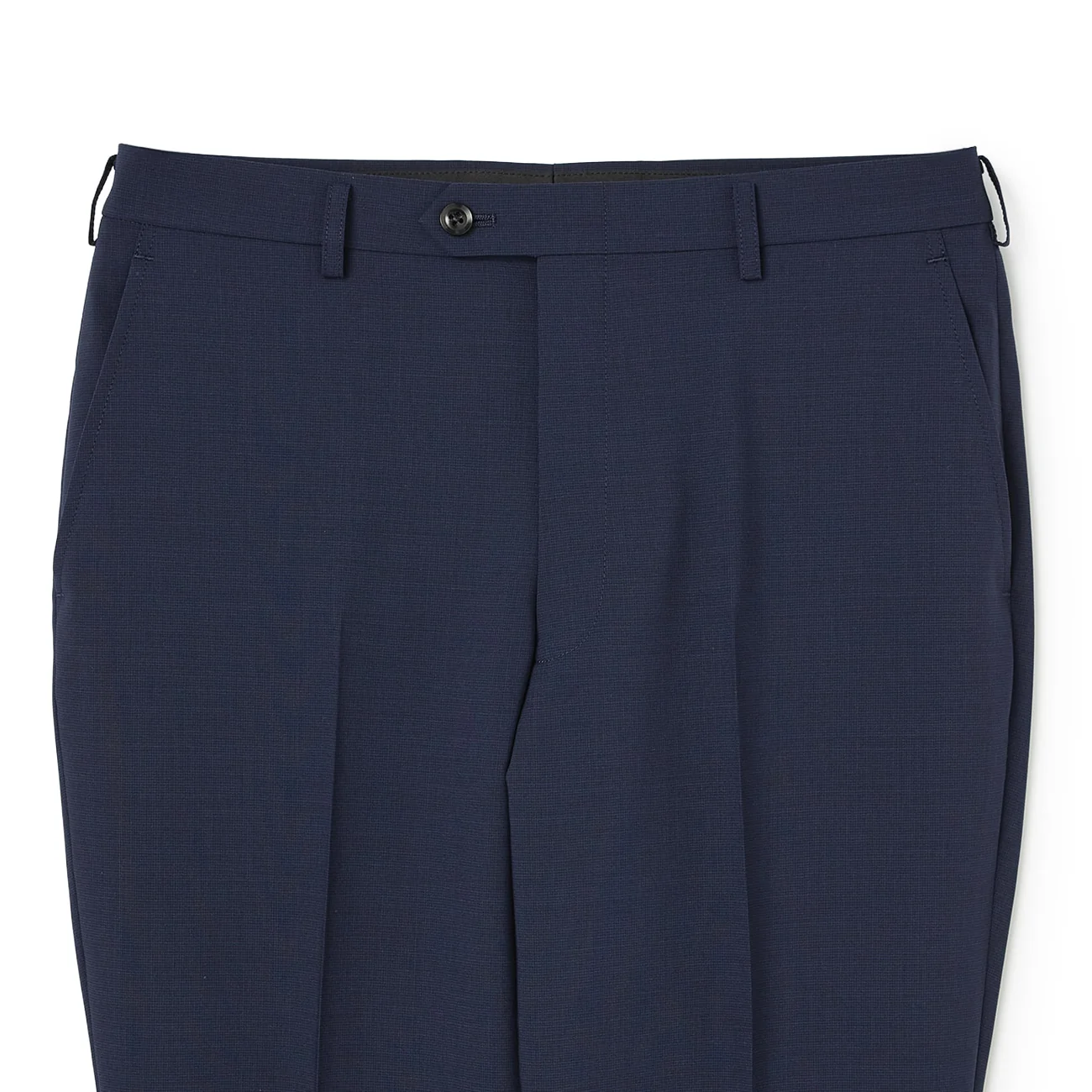SUPER Aircool Washable Slim Fit Patterned Suit - Navy - Image 15
