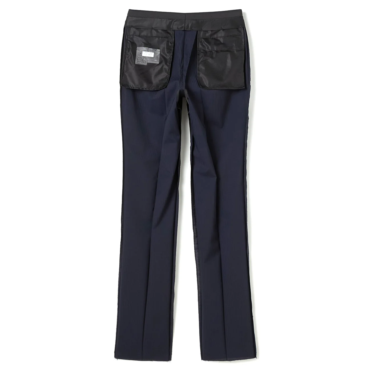 SUPER Aircool Washable Slim Fit Shadow Stripe 2-Pant Suit - Navy - Image 13