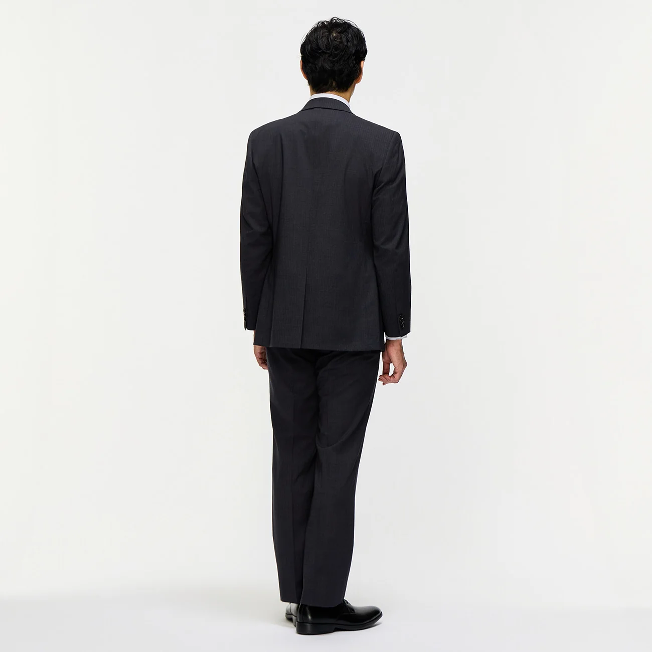 SUPER Aircool Washable Shadow Stripe 2-Pant Suit - Charcoal Gray - Image 5