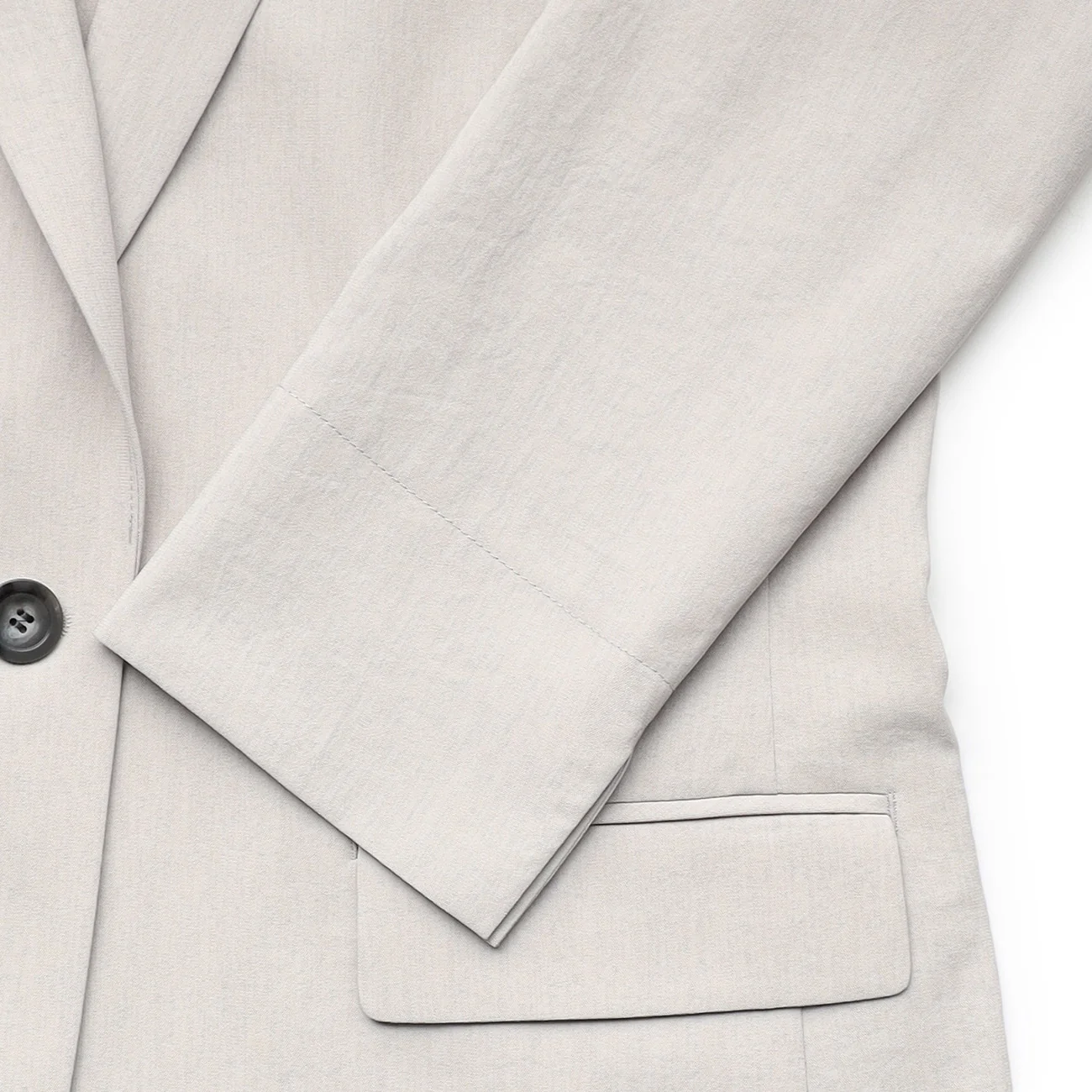 Airy Dry Tailored Jacket - Gray Beige - Image 12