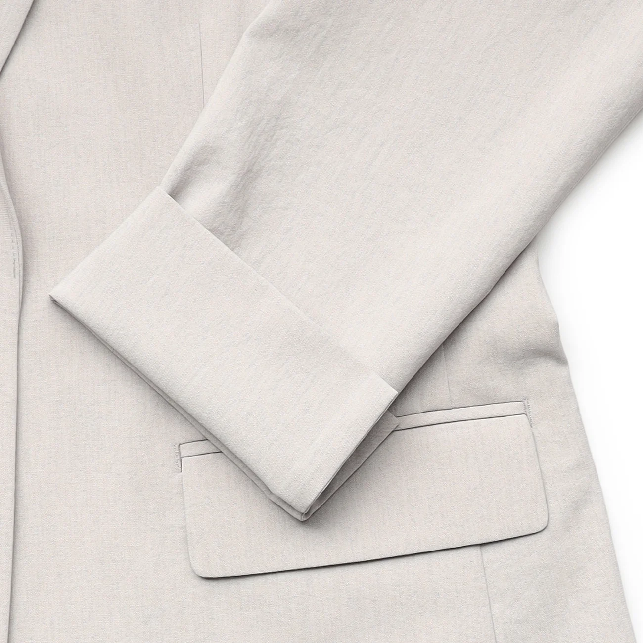 Airy Dry Tailored Jacket - Gray Beige - Image 13