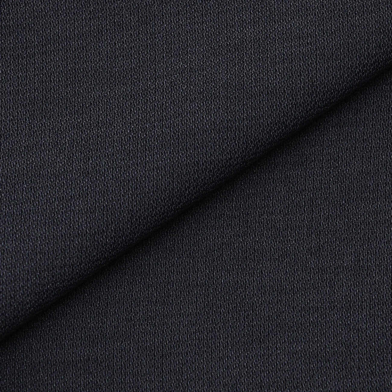 Washable Stretch Linen-Like Double-Breasted Jacket - Navy - Image 15