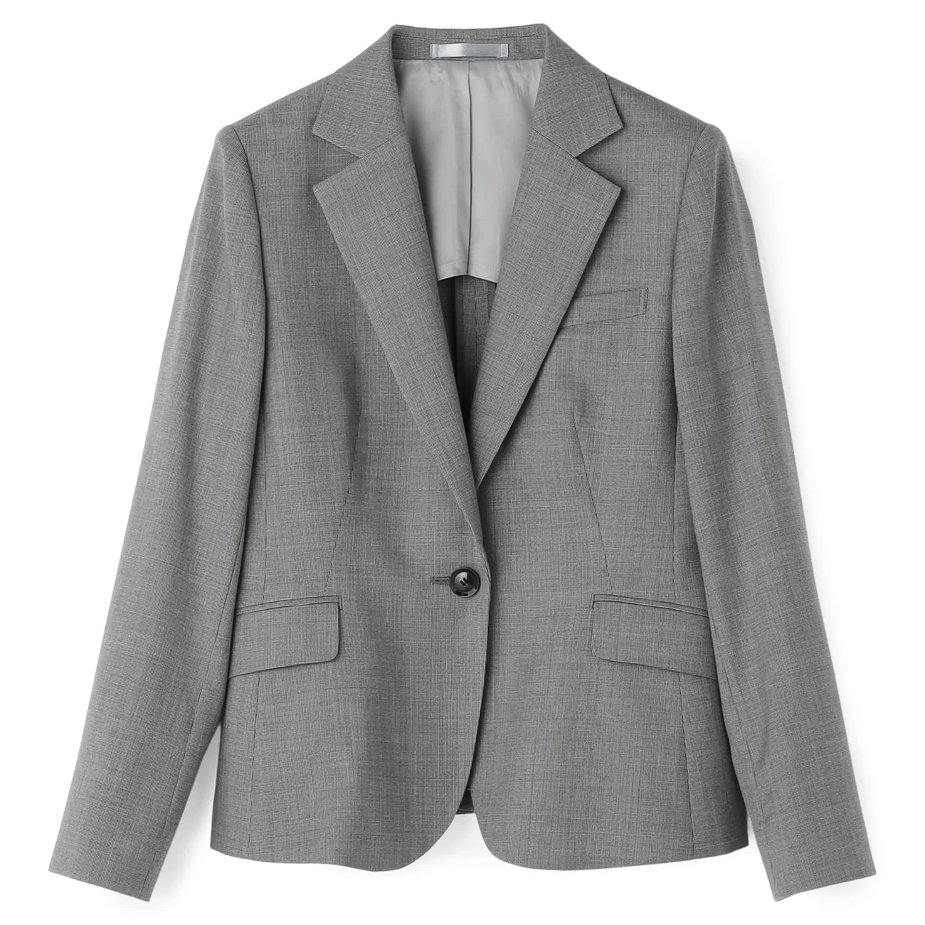Washable Houndstooth Suit - Blue Gray - Image 4