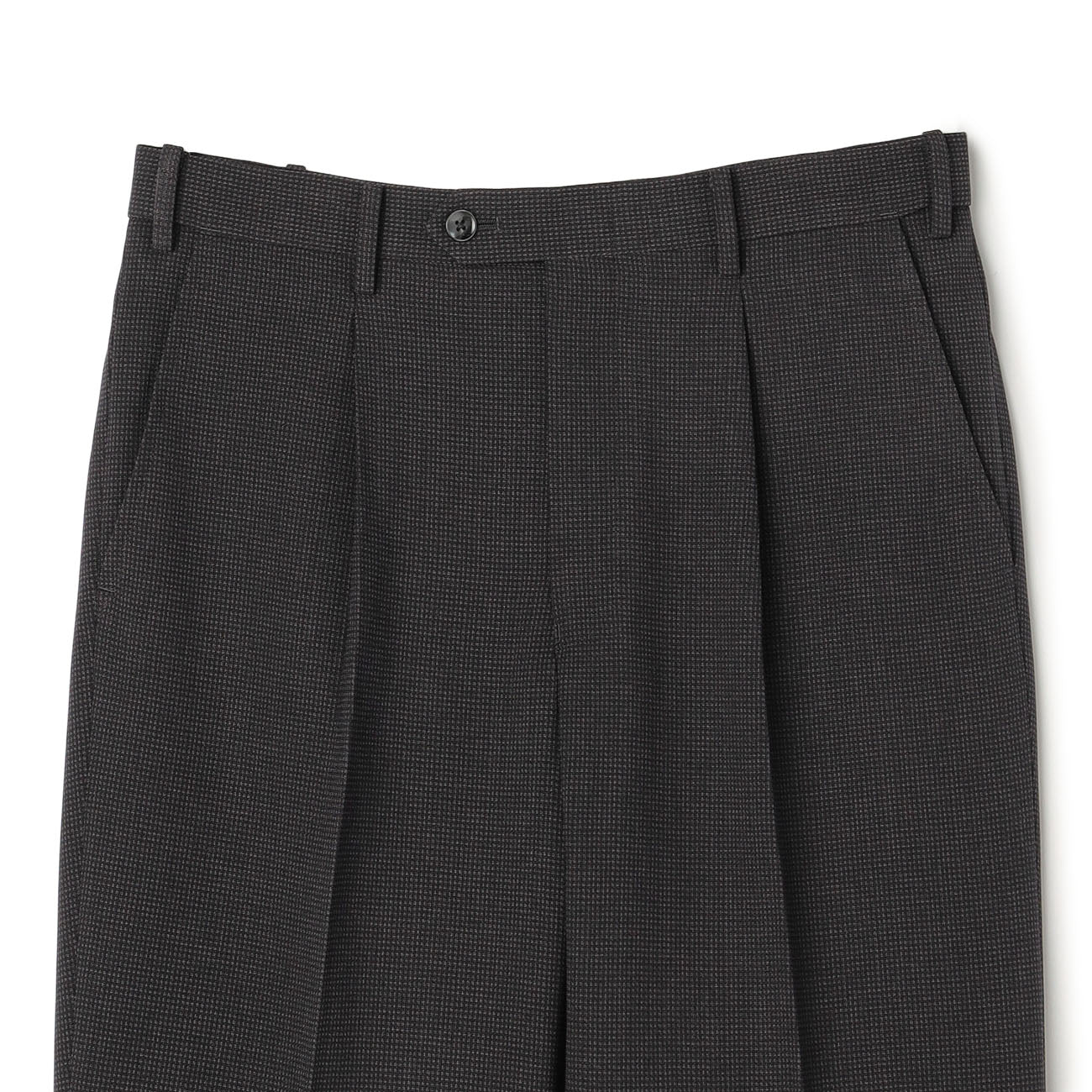 SUPER Aircool Non-Iron Stretch Houndstooth Single-Pleated Pants - Image 8