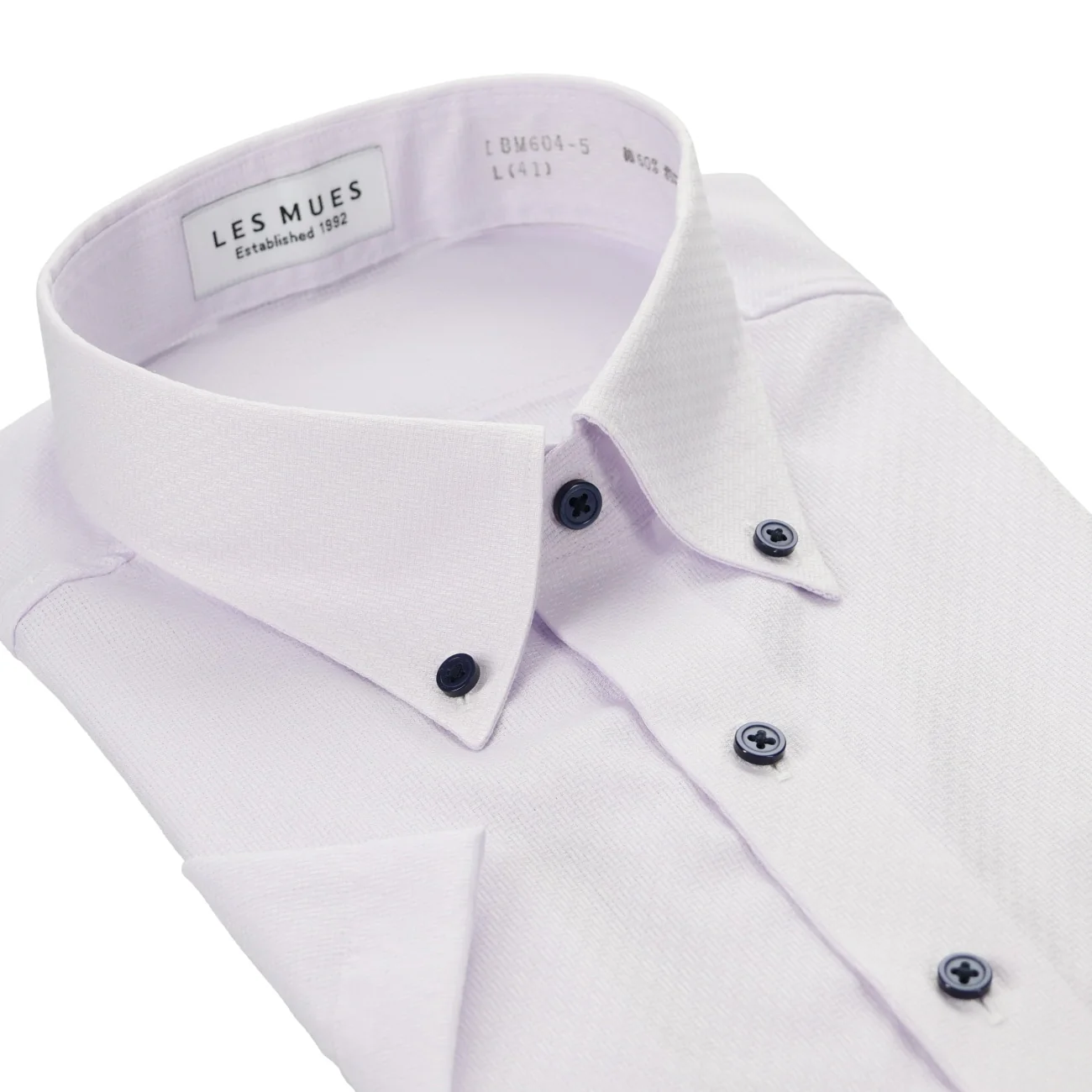 Aircool Non-Iron Short Sleeve Button-Down Shirt - Pink - Image 3