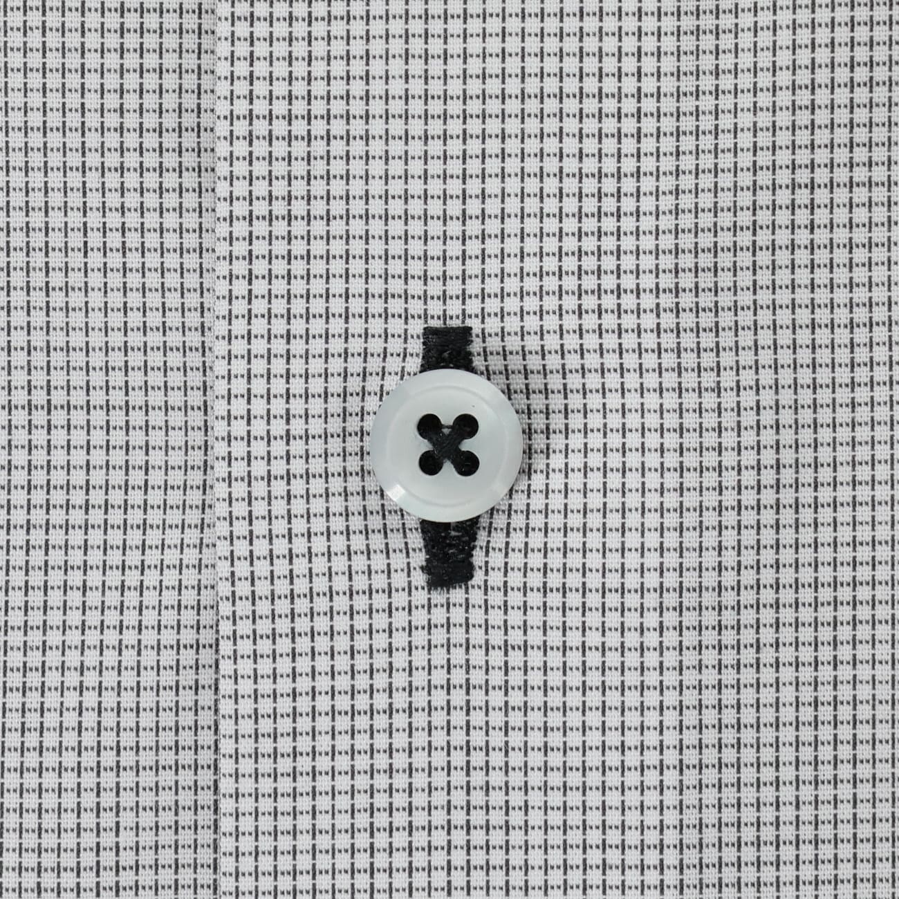 Non-Iron Check Short Sleeve Button-Down Shirt - Gray - Image 2