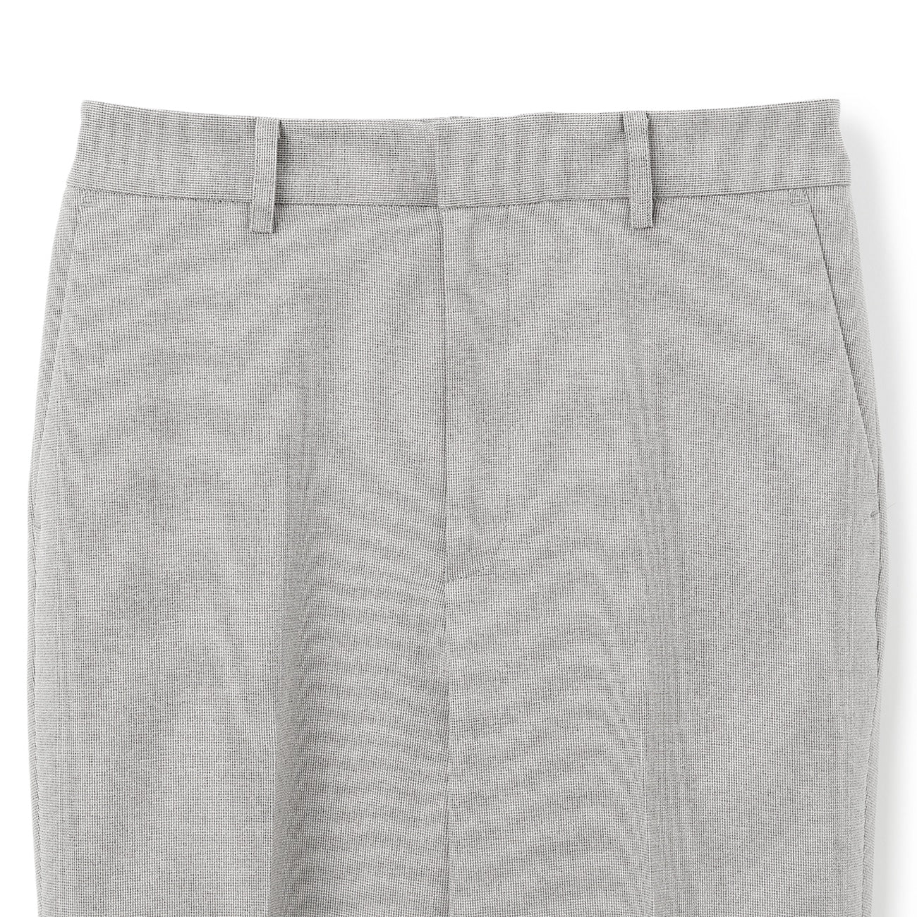 Stretch Melange Flare Pants - Light Gray - Image 5