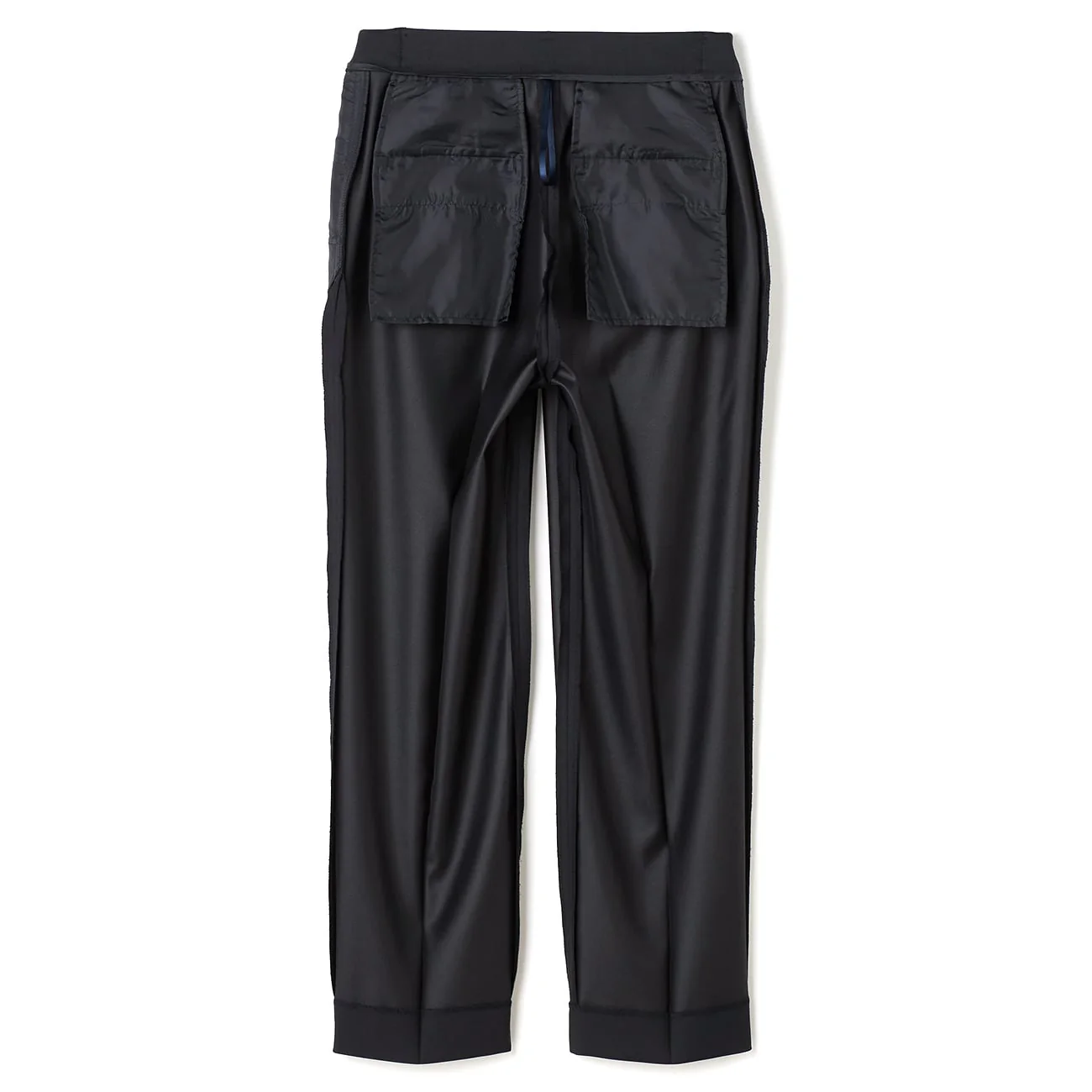 Stretch Bright Twill Straight Pants - Navy - Image 12