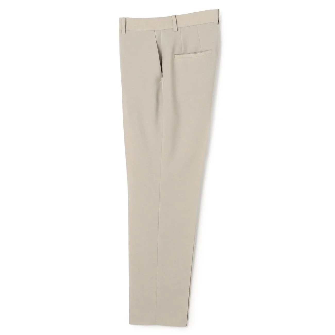Washable Stretch Linen-Like Straight Pants - Beige - Image 7