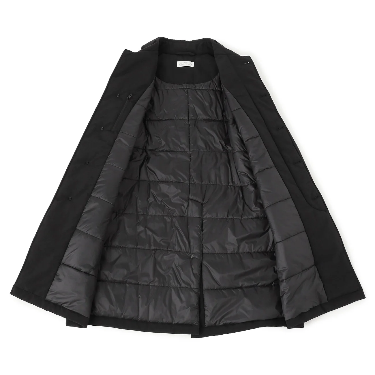 Water-Repellent Padded Balmacaan Coat - Image 8