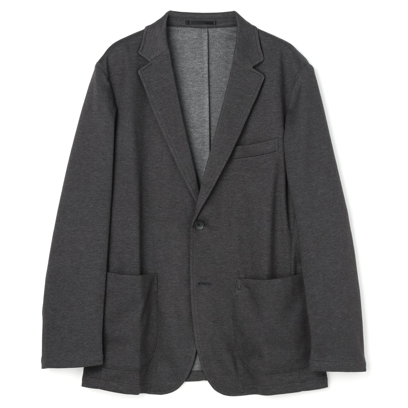 Pajama Suits Printed Jersey Jacket - Charcoal Gray - Image 6