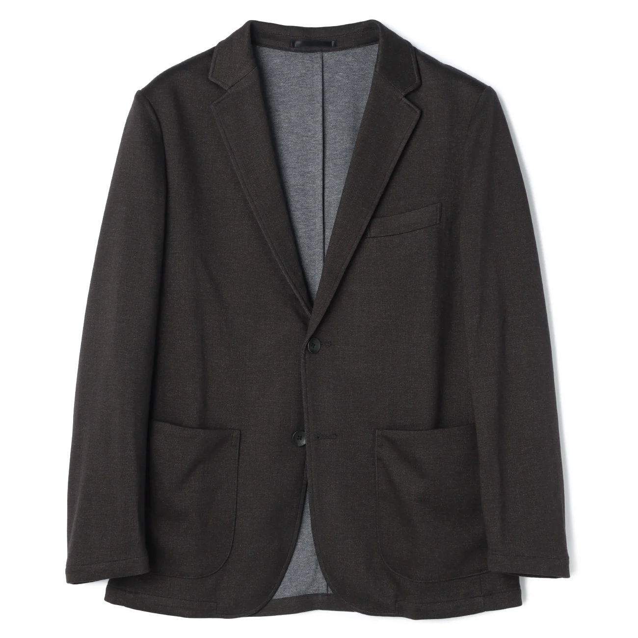 Pajama Suits Printed Jersey Jacket - Dark Brown