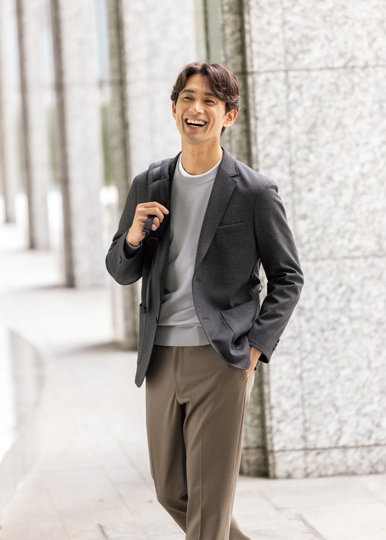 Pajama Suits Premium Jersey Jacket - Gray - Image 4