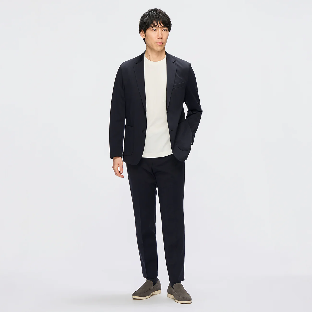 Pajama Suits Premium Jacket - Navy - Image 2