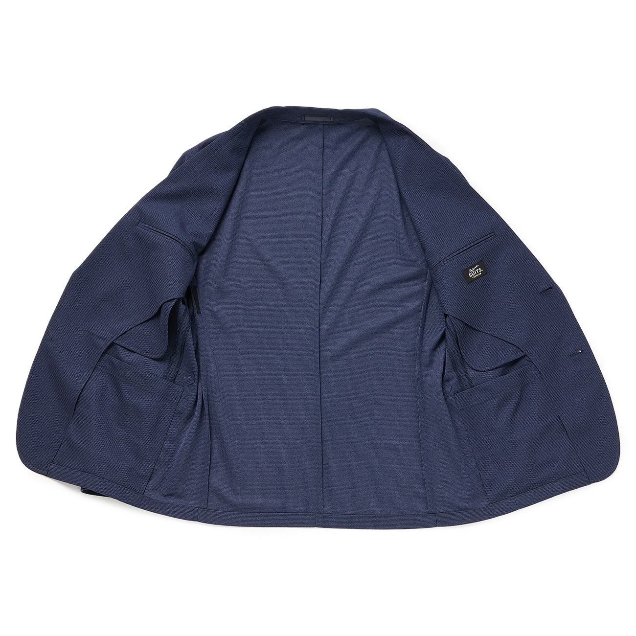 Pajama SUITS SUPER Aircool Washable Stretch Melange Jacket - Navy - Image 8