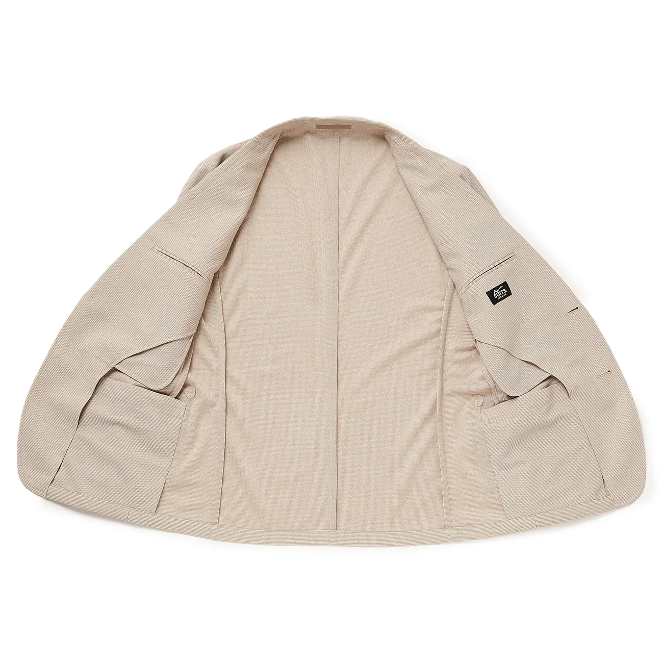 Pajama SUITS SUPER Aircool Washable Stretch Melange Jacket - Beige - Image 8