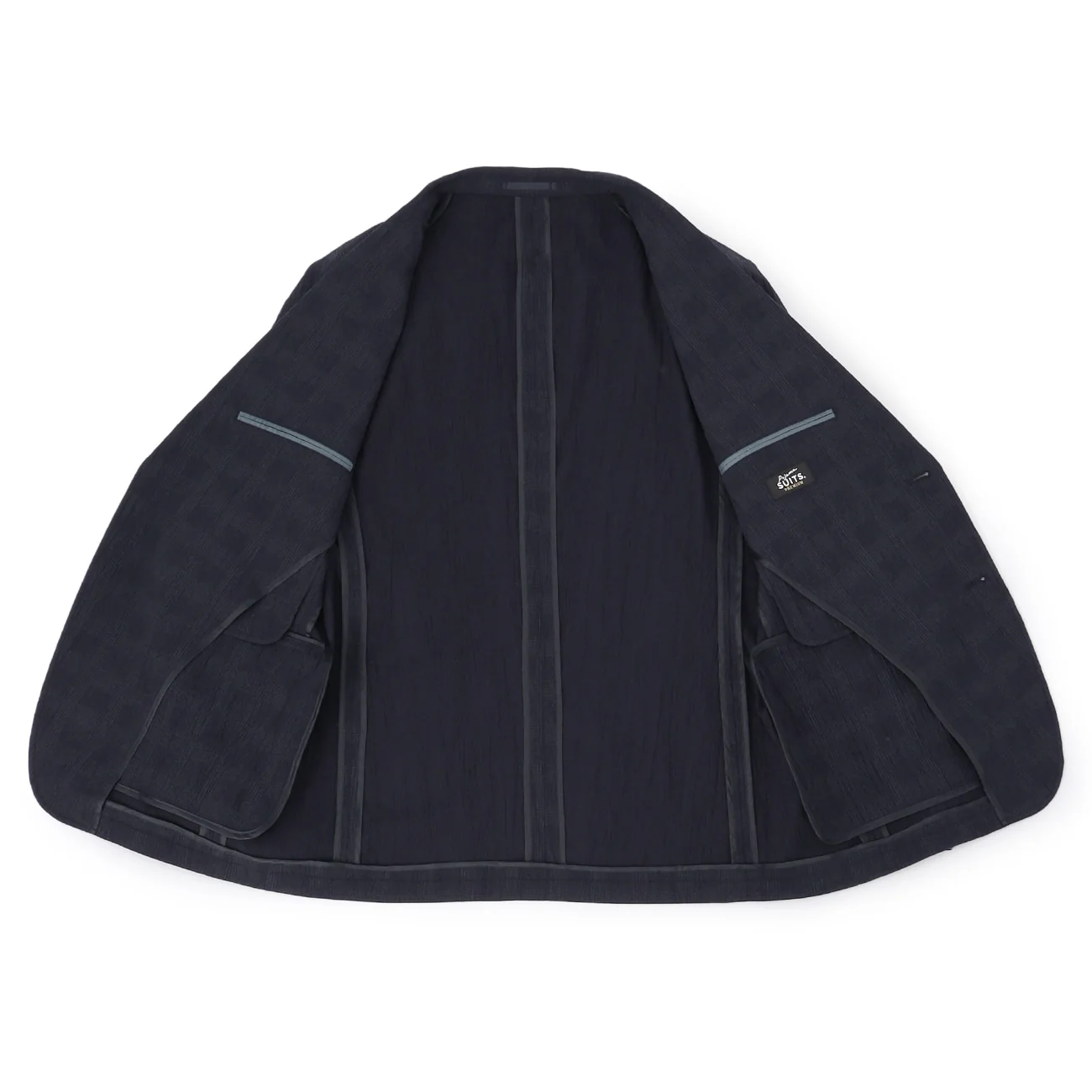 Pajama SUITS Premium SUPER Aircool Washable Stretch Crepe Jacket - Navy - Image 12