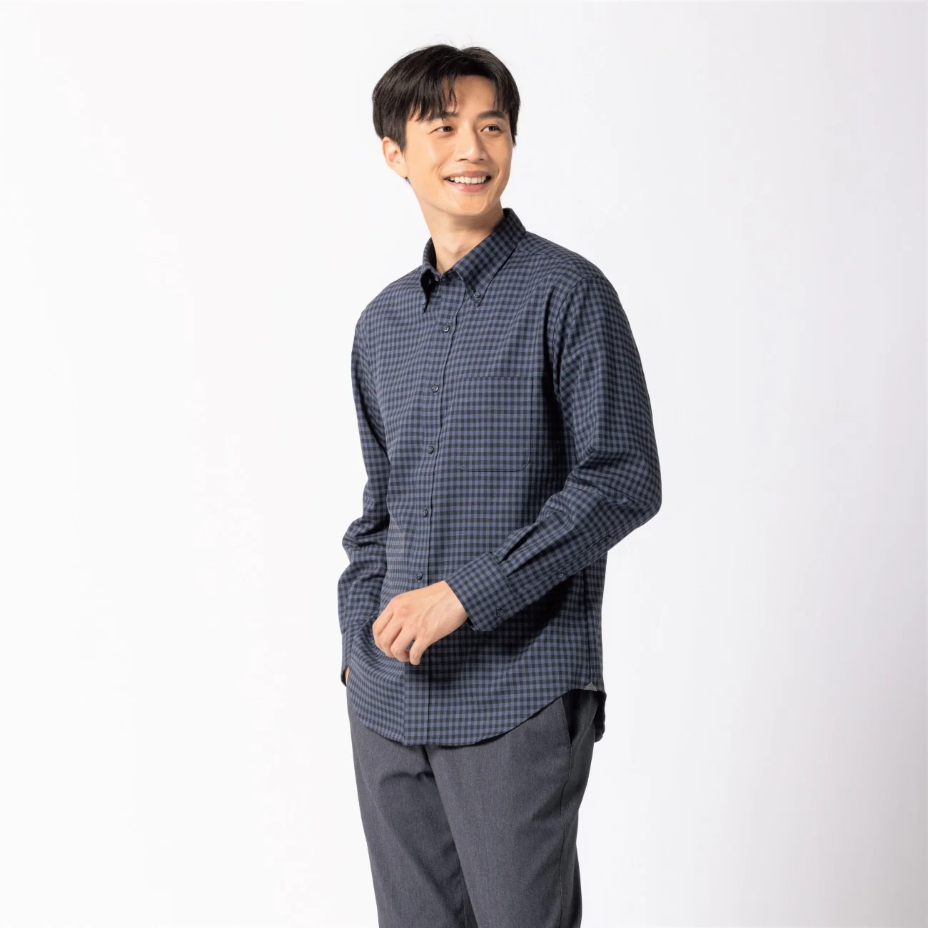 Stretch Check Shirt - Image 2