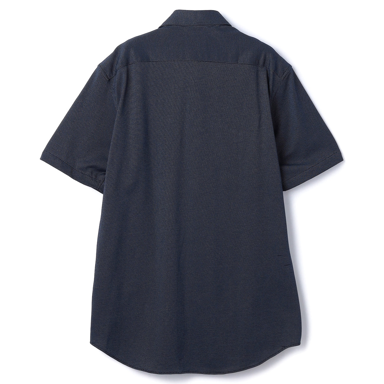SUPER Aircool Stretch Pin Dot Short Sleeve Spread Collar Shirt - Image 4