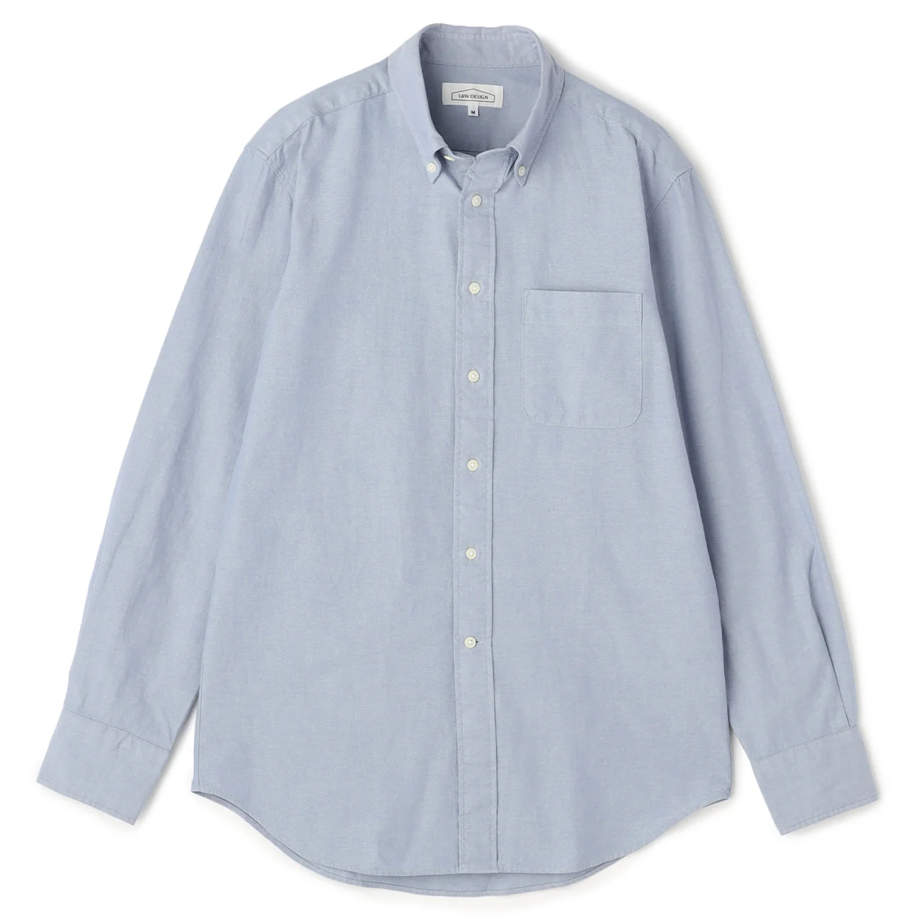 Business Casual Denim-Like Button-Down Shirt - Image 16