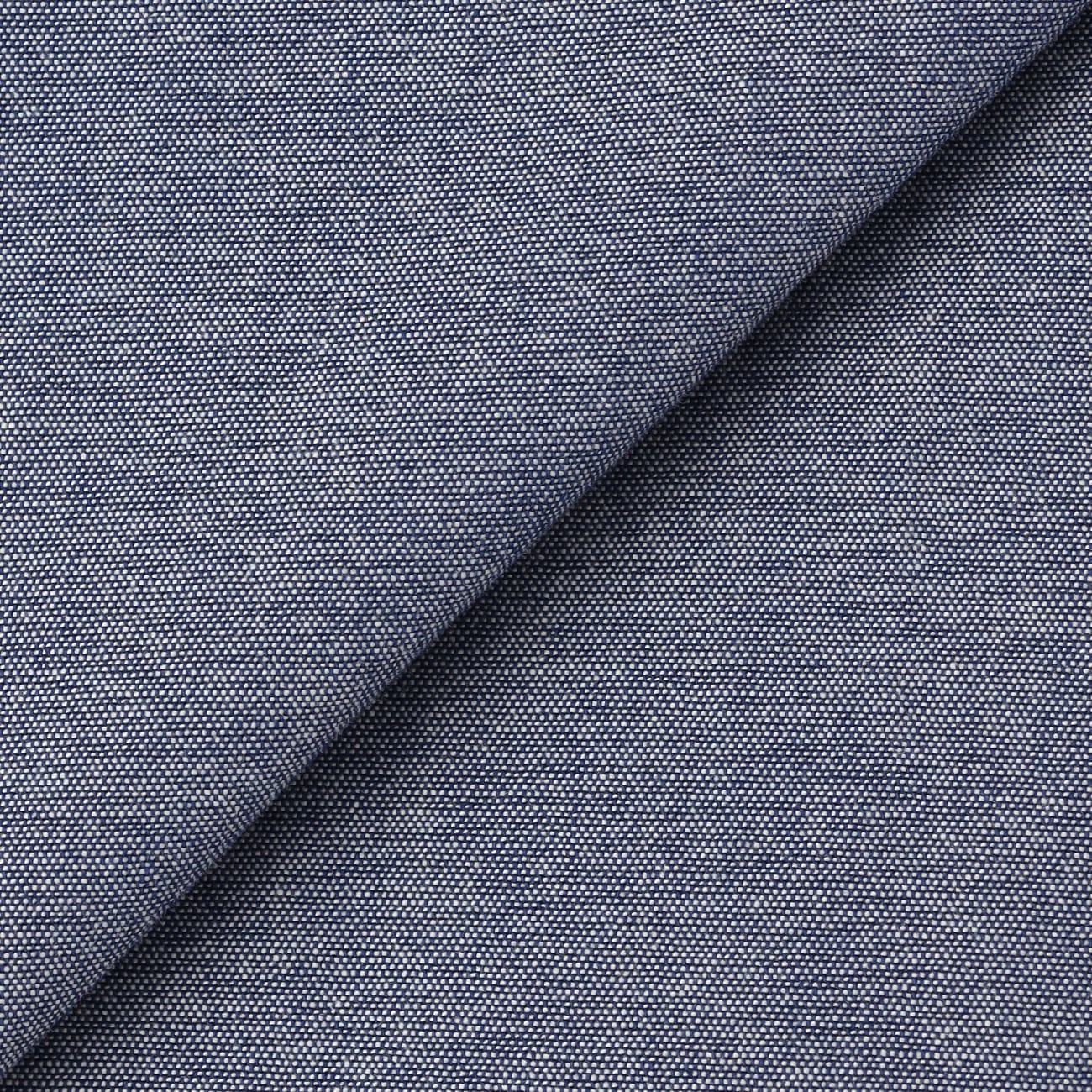 Business Casual Denim-Like Button-Down Shirt - Image 3