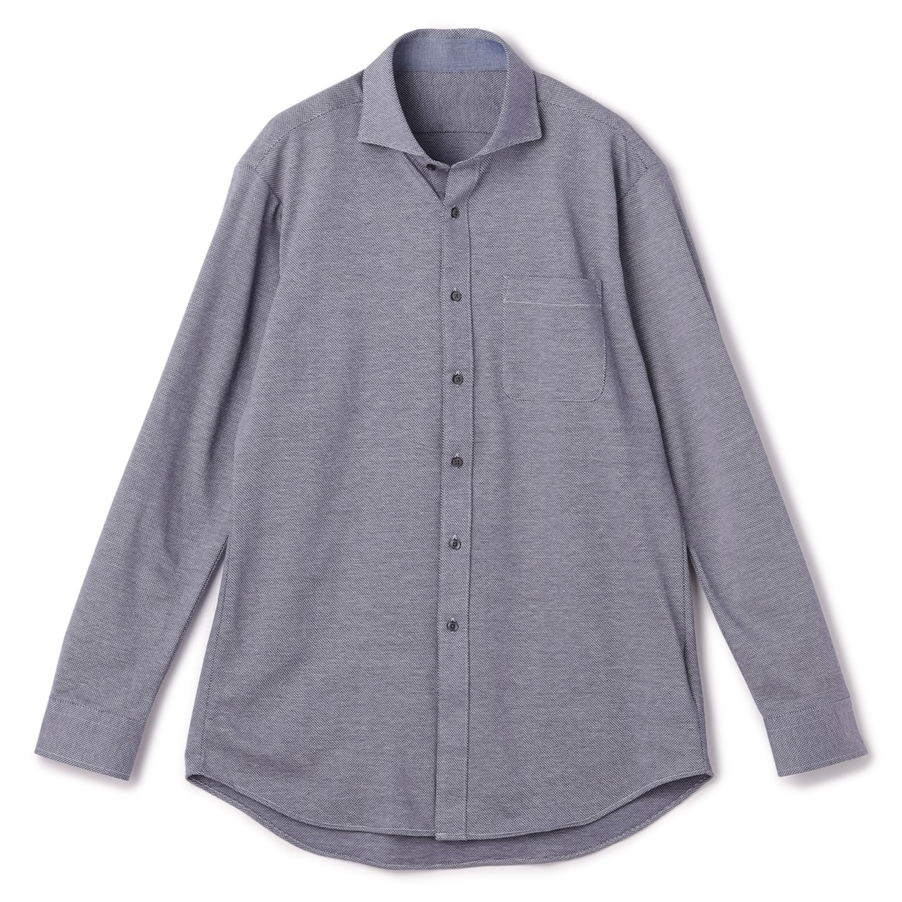 Bizknit Non-iron Cutaway Shirt - Navy
