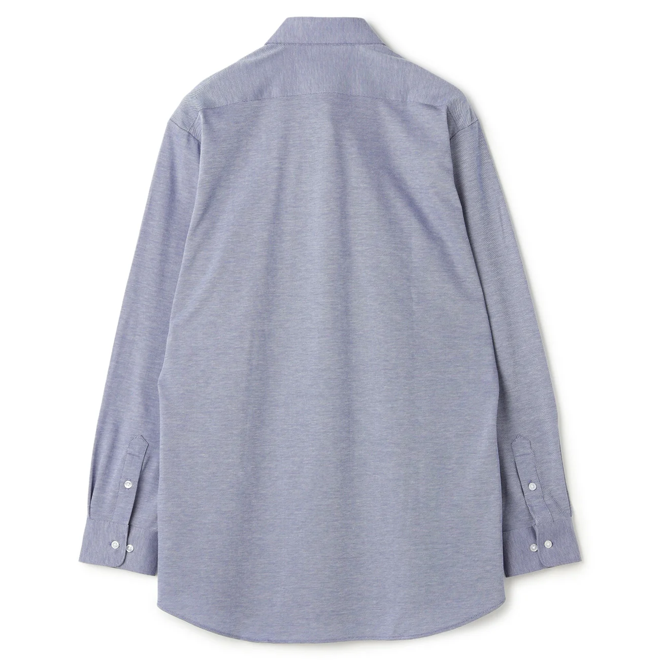 Bizknit Non-iron Stretch Button-down Shirt - Blue - Image 4