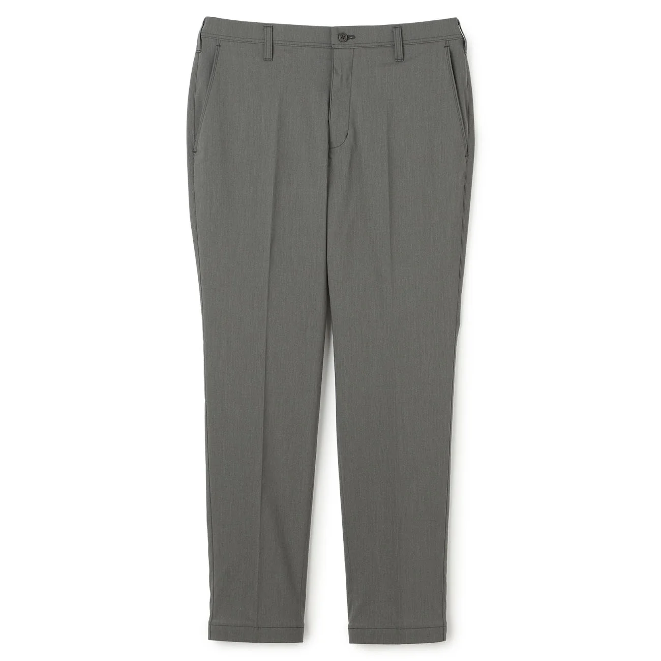 Adjustable Hem Super Stretch Cotton-Like Tapered Pants - Image 18