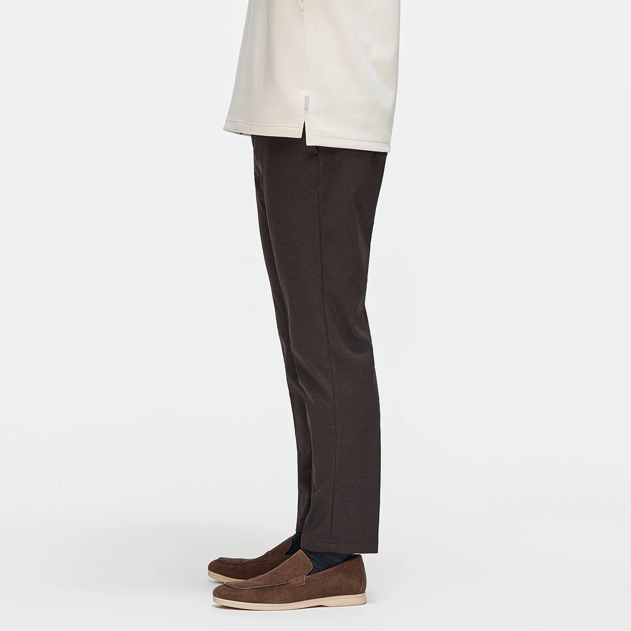 Pajama Suits Printed Jersey Pants - Brown - Image 4
