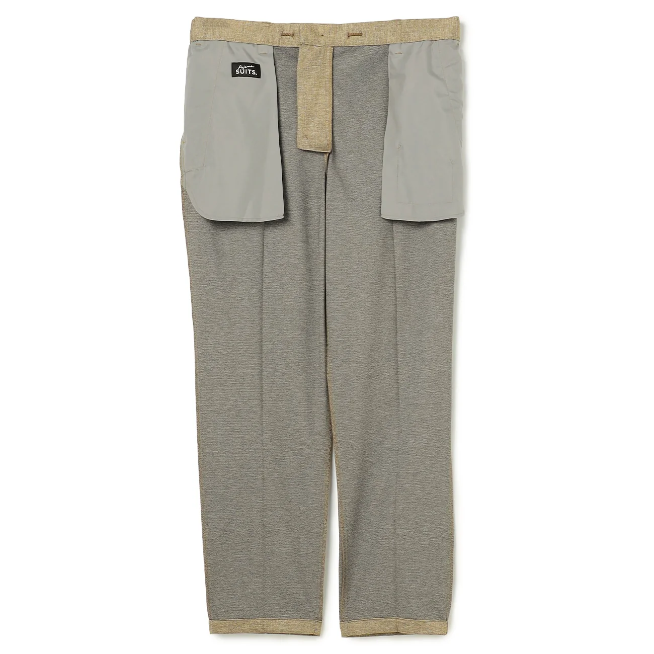 Pajama Suits Printed Jersey Pants - Beige - Image 8