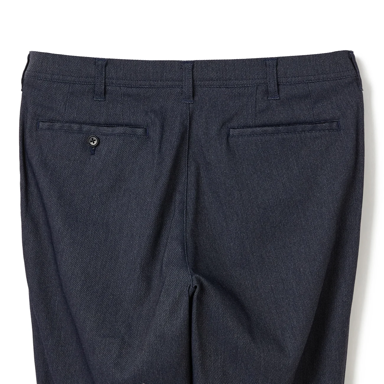 Adjustable Hem Stretch Brushed Twill Tapered Pants - Image 4
