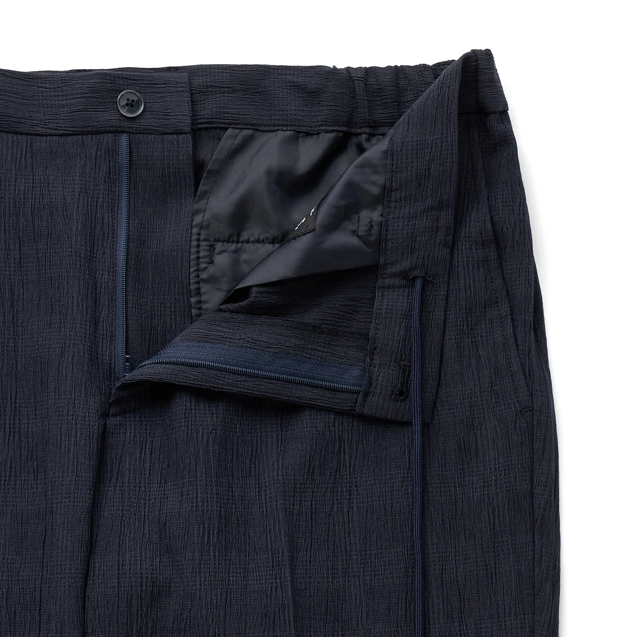 Pajama SUITS Premium SUPER Aircool Washable Stretch Crepe Pants - Navy - Image 13