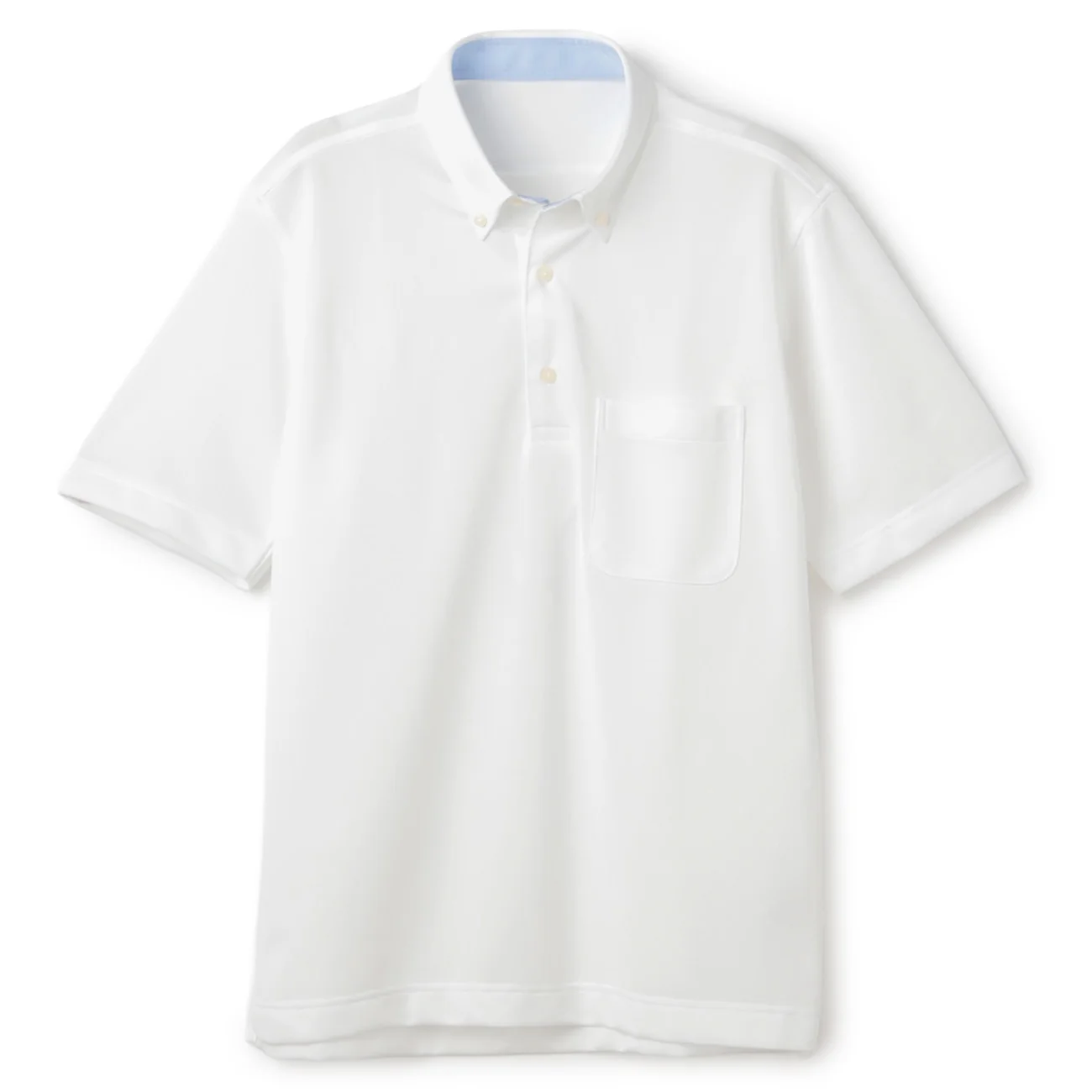 SUPER Aircool Non-Iron Stretch Button-Down Polo Shirt - Image 11