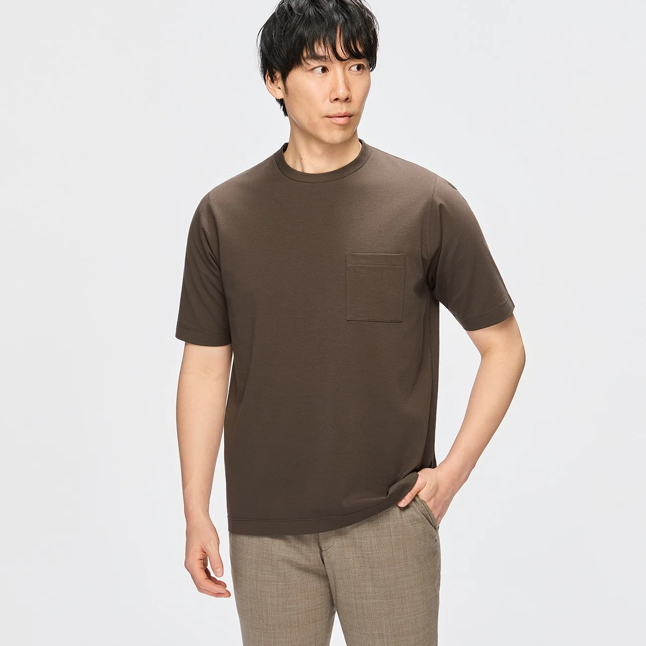 Short Sleeve Crew Neck T-shirt - Image 11