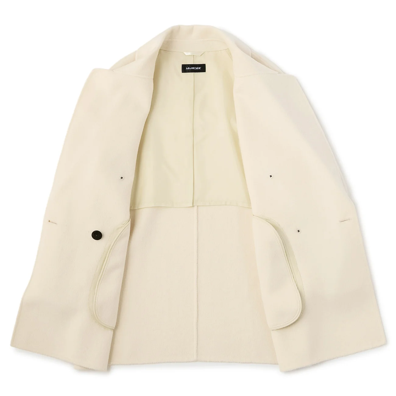 Double-Face Wool Blend Coat - Image 22
