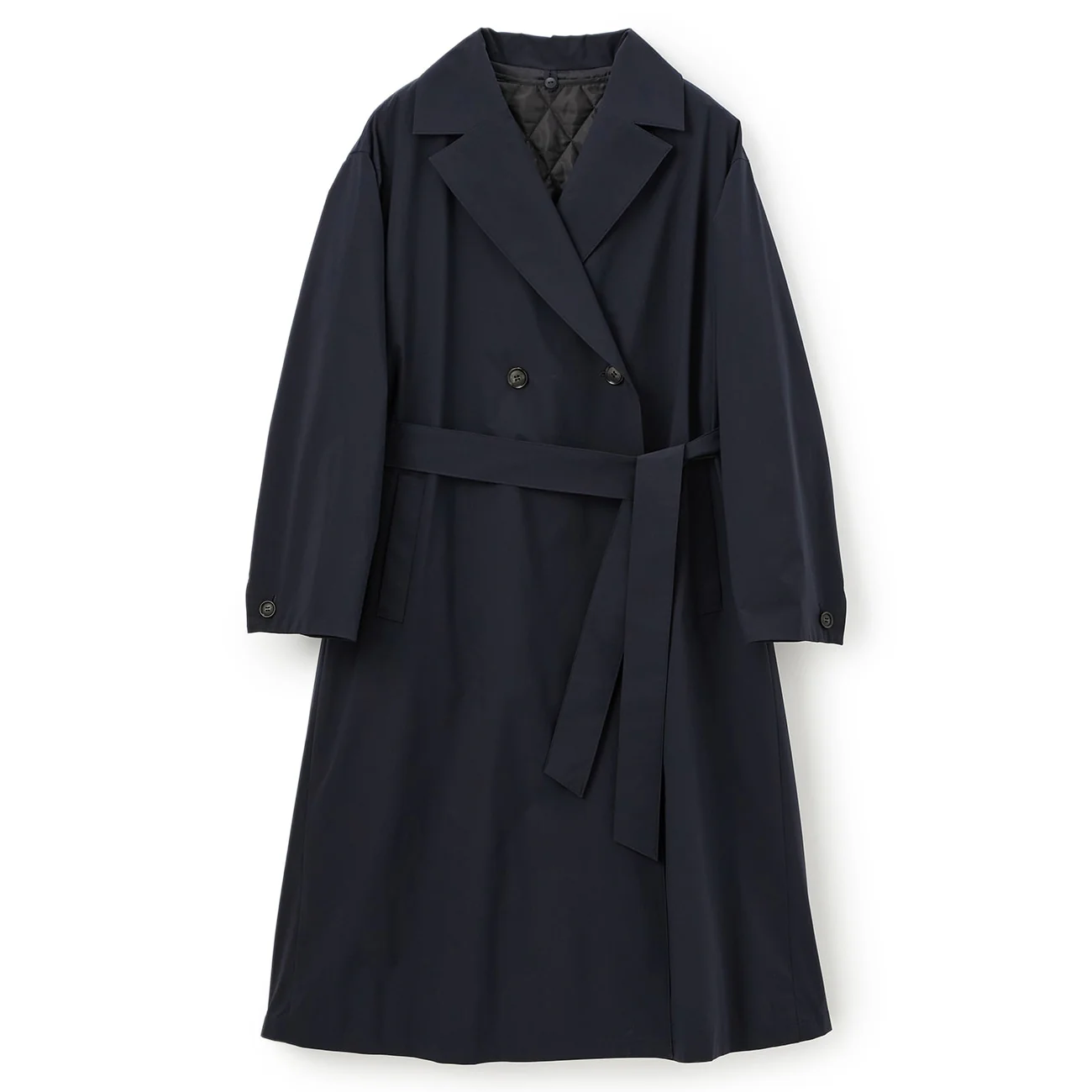 3-Way Water-repellent Trench Coat with Quilted Vest - Image 16